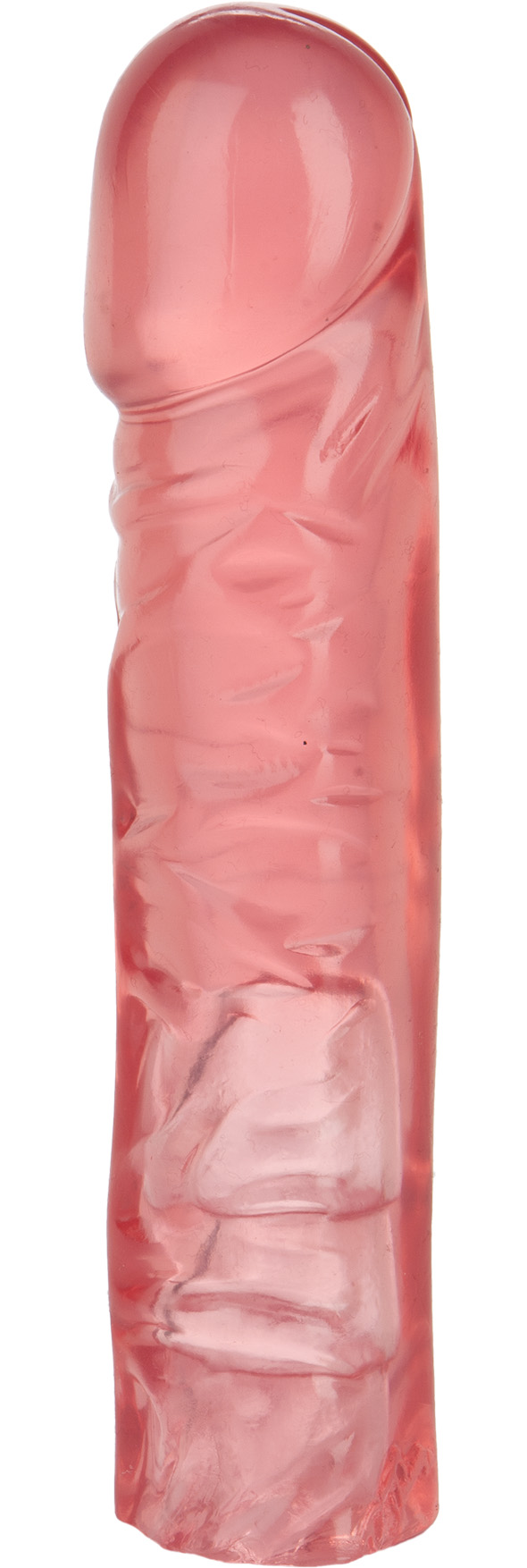 Doc Johnson VacULock Crystal Jellies Dong 8" in Pink