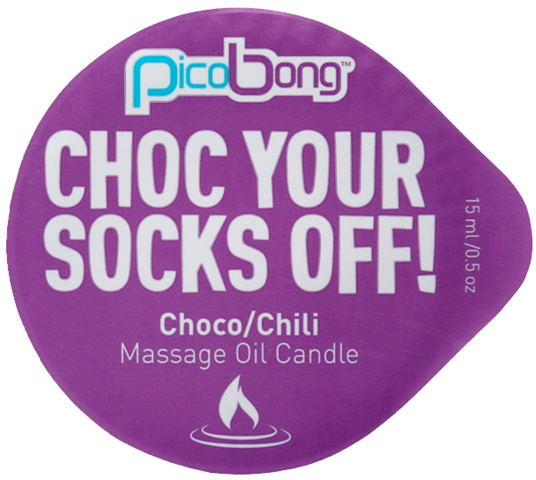 PicoBong Choco & Chili Massage Oil Candle