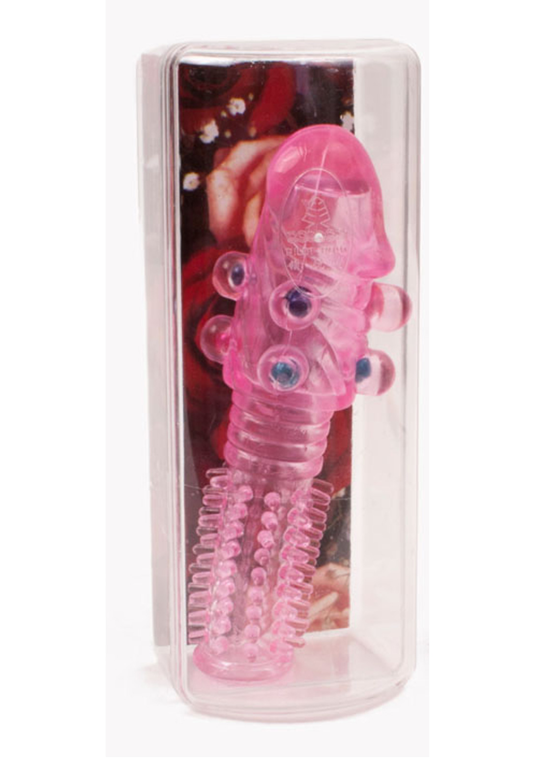 Crystal Pink Penis Sleeve Stimulate