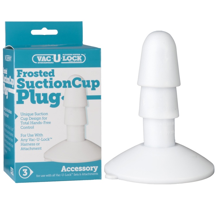 Doc Johnson VacULock Frosted Suction Cup Plug