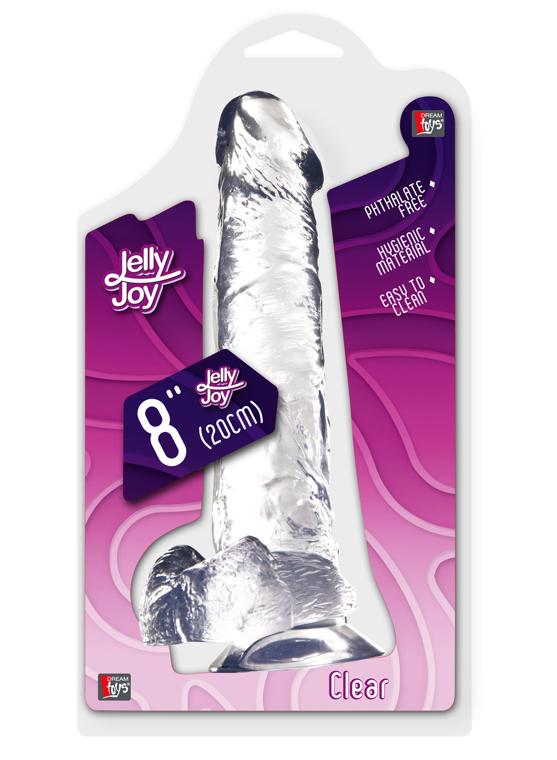 Dream Toys Jelly Joy 8" Clear