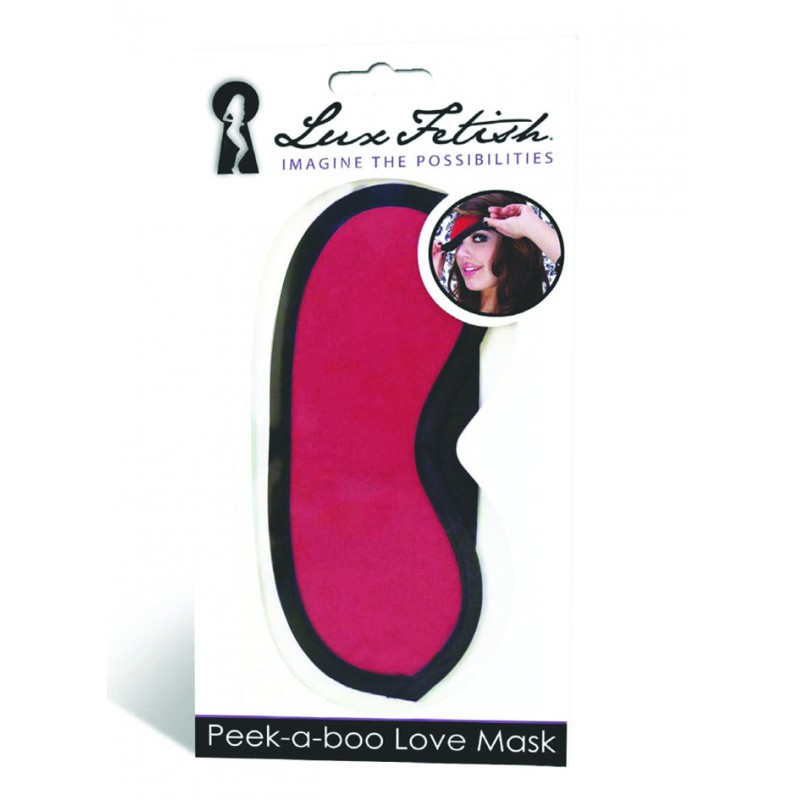 Lux Fetish Peek-a-boo Love Mask