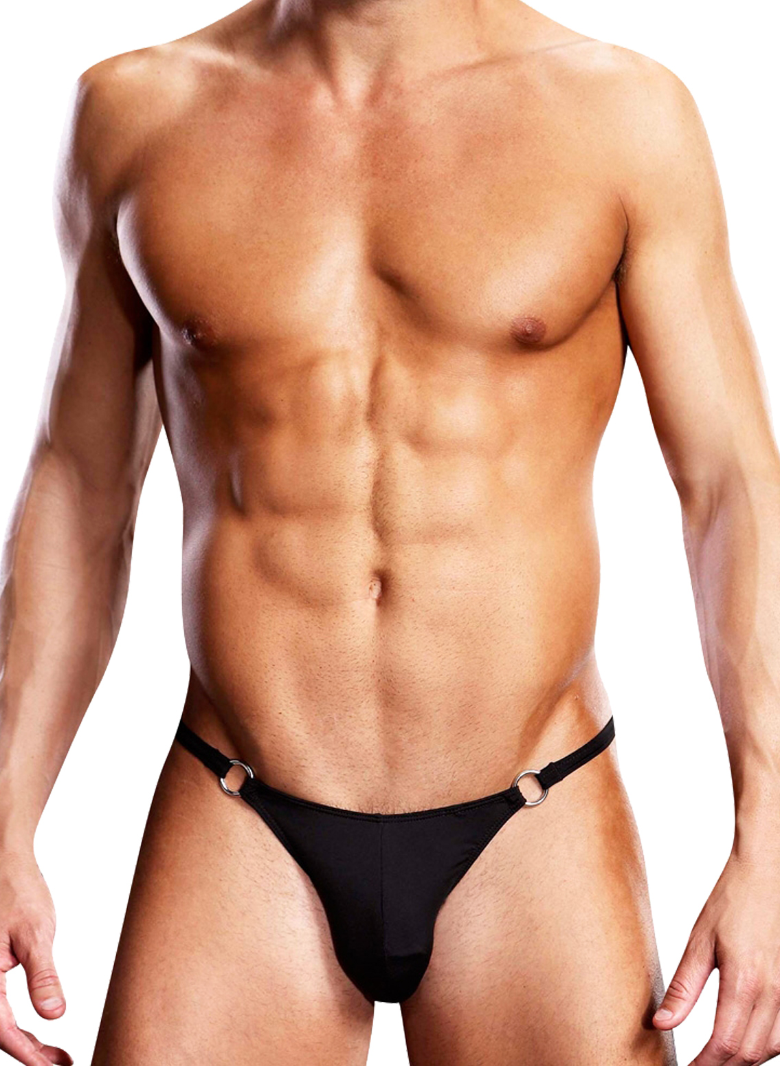 Blueline Performance Microfiber Thong With Metal Rings