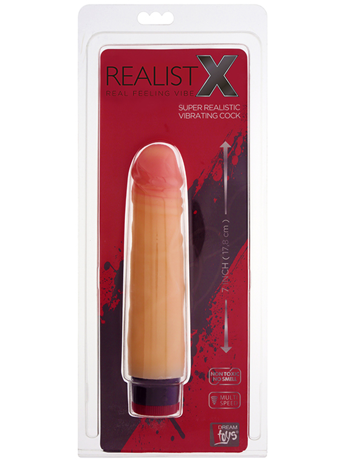 Dream Toys Realstuff / RealistX 7" Vibrator (858)