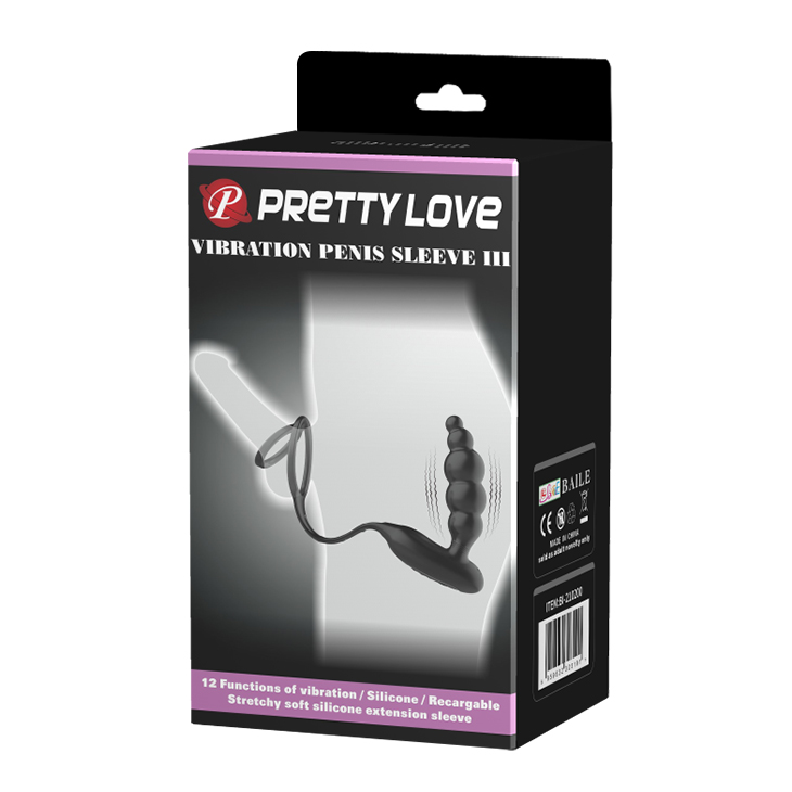Pretty Love Vibration Penis Sleeve III
